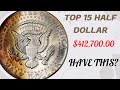 Top 15 Most Valuable Kennedy Half Dollar Worth Money coins worth money