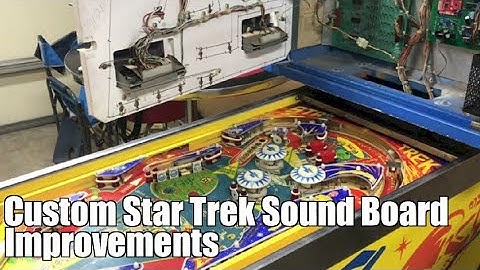 Bally AS-2518-32 Star Trek Pinball Custom Sound Board #4 - Improvements