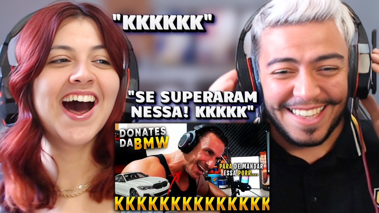 O CHAT do SUPER XANDÃO INVENTOU um NOVO JEITO de IRRITAR ELE KKKKK - DONATES DA BMW | REACT em CASAL