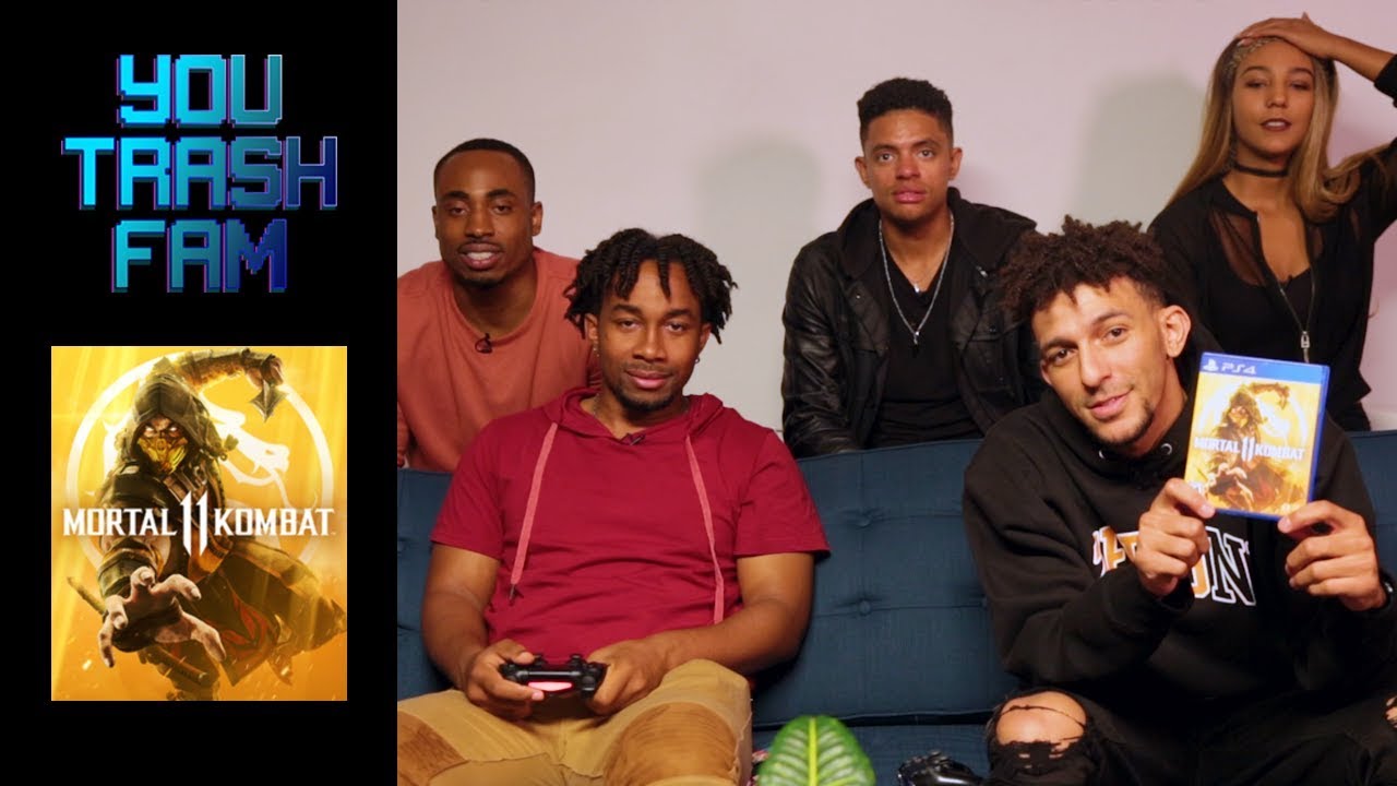 mortal kombat theme song kid The SquADD Plays Mortal Kombat | You Trash Fam