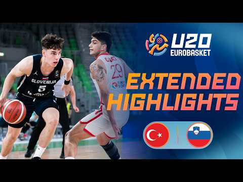 Quarter-Finals: Türkiye 🇹🇷 vs Slovenia 🇸🇮 | Extended Highlights | FIBA U20 EuroBasket 2026