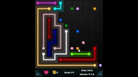 12 × 12 MANIA LEVEL 59 - FLOW GAME ON FACEBOOK Connect the dots
