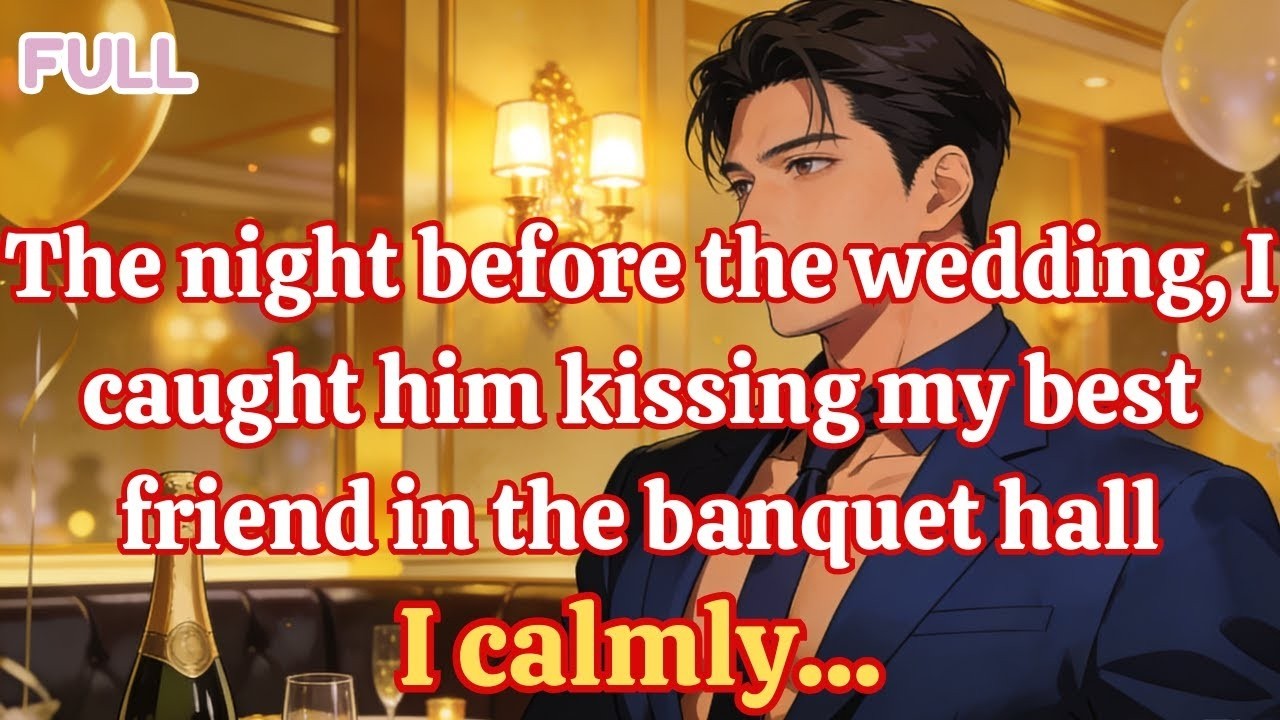 The night before the wedding, I caught him kissing my best friend in the banquet hall  I calmly