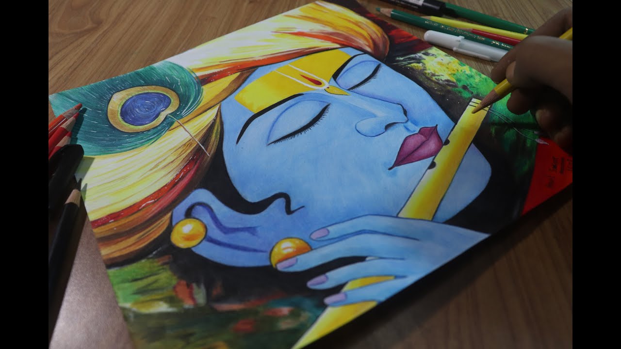 Janmashtami special/ Krishna drawing easy step by step for ...