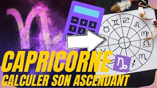 CAPRICORNE ♑️: Trouver son ascendant