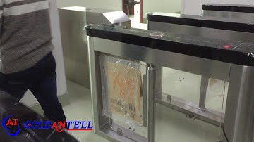 Goldantell Swing Barrier Gate  with RFID Access & Barcode Systrem& Qr code All In One System