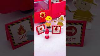 Peppa Pig Toy Fire Truck Satisfying Unboxing & Playtime