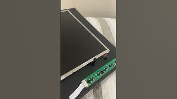 Low-Budget Frame for LCD Screen (Old Laptop Screen as External Monitor)
