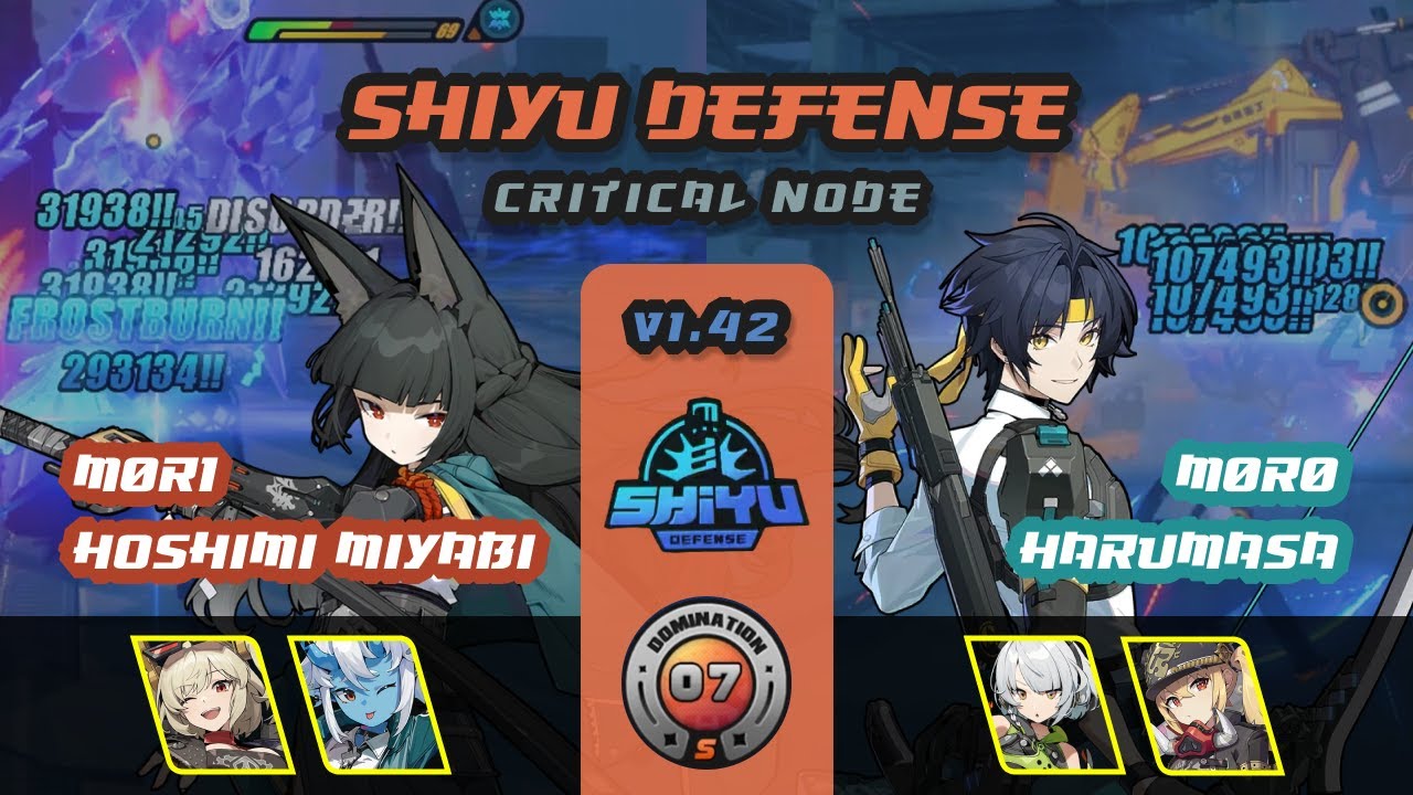 SHIYU DEFENSE [v1.42] | Critical Node 7 - M0R1 Hoshimi Miyabi & M0R0 Harumasa || Zenless Zone Zero