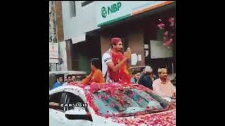 Larkana Welcomes Shahnawaz Dhani  Superstar  Multan Sultans  Pakistan Super League  Cricket