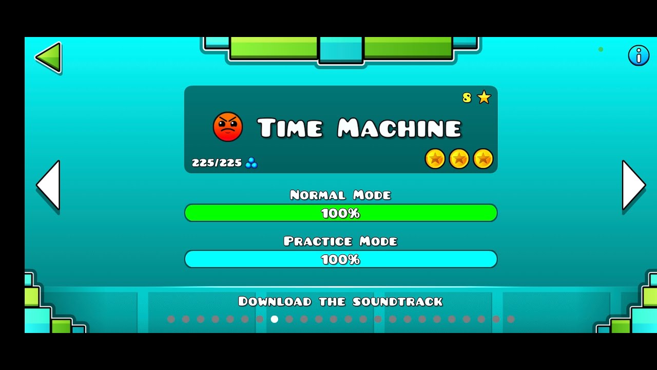Time Machine 100% completed(all coins) Geometry Dash - YouTube