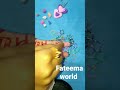 Fateema world easy and cute 😍  bracelet from rubber band for best friends 🤩🤩#reels #suboses #craft