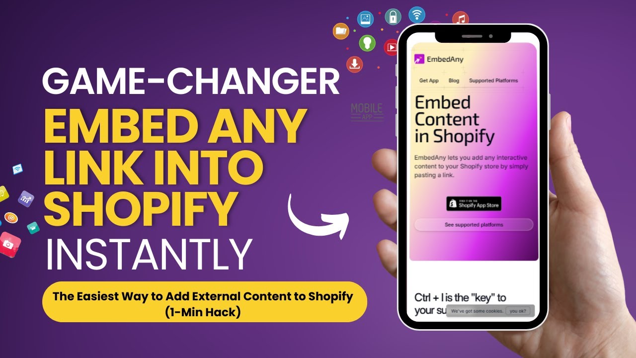 Embed Anything How to Embed Anything on Shopify Using a Link? EmbedAny Shopify App ...