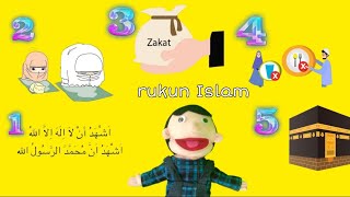 Rukun Islam , syahadat , sholat  , zakat , puasa , ibadah haji | diary anas