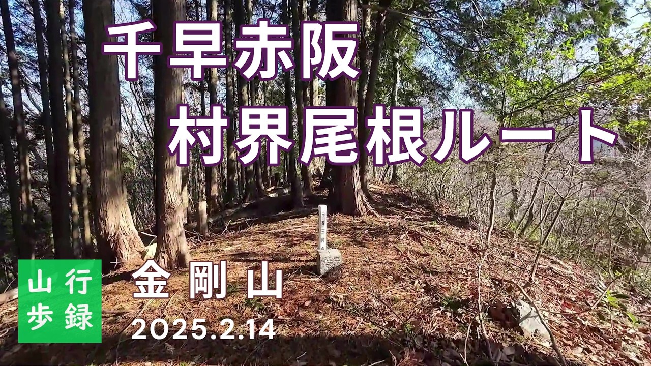 『千早赤阪村界尾根ルート』（ 大阪／千早赤阪村 ）