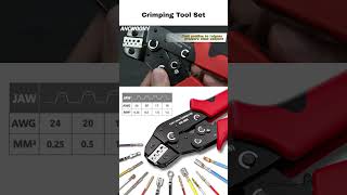 Crimp ANY Connector! Ratcheting Crimping Tool for Dupont, JST, MOLEX &amp; More(Comma-Separated Tags):