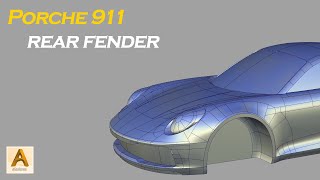 Celebrity Alias Car Modeling Porsche 911 - 04 Rear Fender Wealth