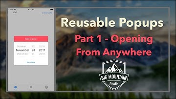 Reusable Custom Popups - Part 1 (iOS, Xcode 9, Swift 4)