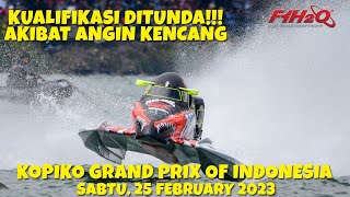 Angin Kencang Tunda Sesi Kualifikasi F1H2O Danau Toba Sabtu 25 Februari 2023