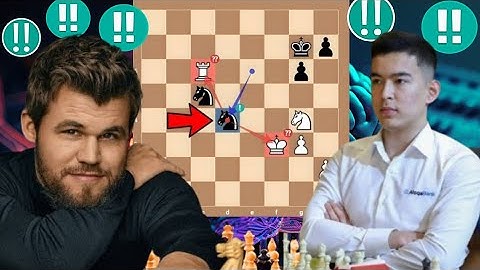 Chess Traps Game : 85 | Magnus Carlsen vs Nodirbek Abdusattorov #chess #chesscom #chessmaster
