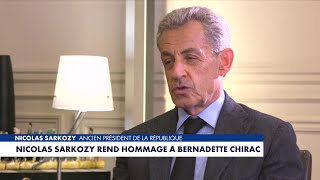 Nicolas Sarkozy: I owe her a lot