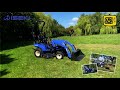 ISEKI TXGS24 Tractor with front end loader and mulching deck