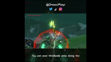 Get Bullet Time anywhere, with the Master Cycle - BOTW Glitch #shorts