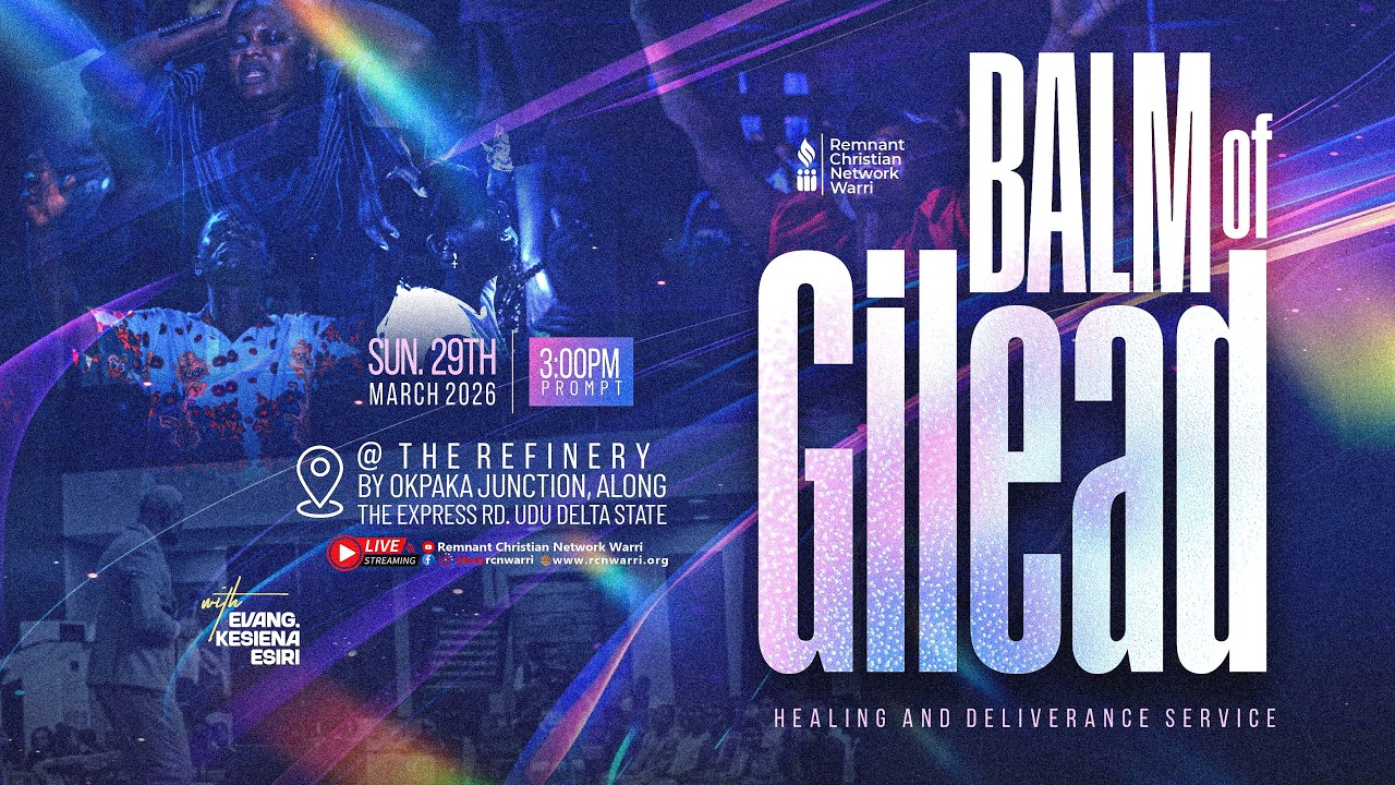 COMMUNITY BIBLE STUDY || BALM OF GILEAD || EVANG. KESIENA ESIRI