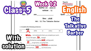 Class 5 English week 12 solved assignment || EDMC CLASS 5 English solved assignment