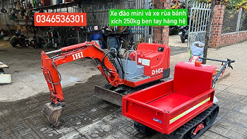 Báo giá Xe rùa xích mini 250kg xích mới 100% và xe đào mini nhỏ hệ làm vườn (0346536301)