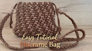 Tutorial Macrame Easy Bag