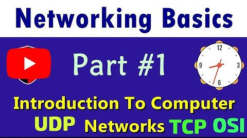 Networking Basics | Part #1 | Introduction to Computer Networks | TCP UDP OSI MODEL Types Topologies