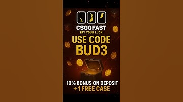 CSGOFast Promo Code - Get 1 Free Case +10% deposit bonus ! CSGOfast code 2025  #csgofastpromocode