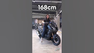 Height Comparison for Honda ADV 350.