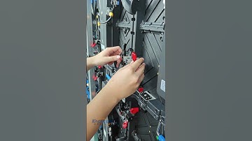 The eagerled rental screen is being installed to prepare for aging water testing#leddisplay #shorts