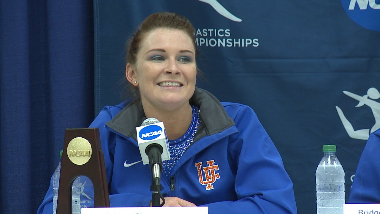 ufr NCAA: Florida Gymnastics Postmeet Press Conference 4-19-14