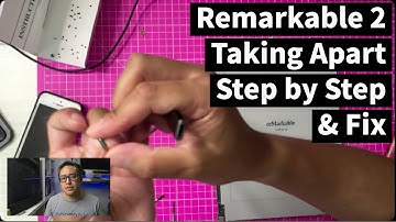 Remarkable 2 Taking apart step by step and fix the power button