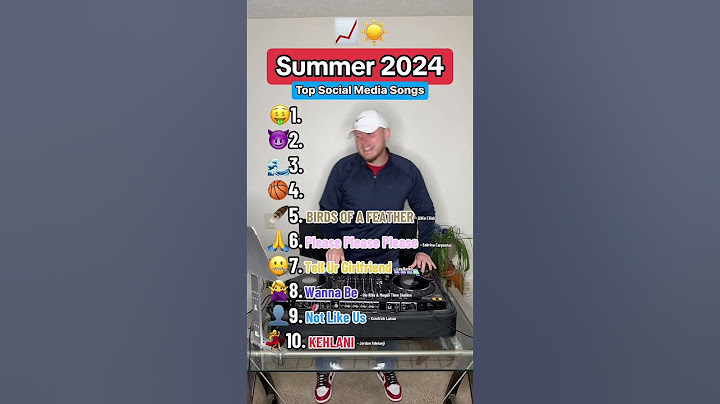 The Most Popular Songs on Social Media from Summer 2024