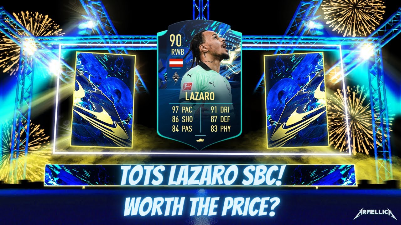 TOTS LAZARO SBC! - WORTH THE PRICE? - FIFA 21 ULTIMATE TEAM