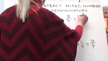 4NF3c Add and Subtract Mixed Numbers
