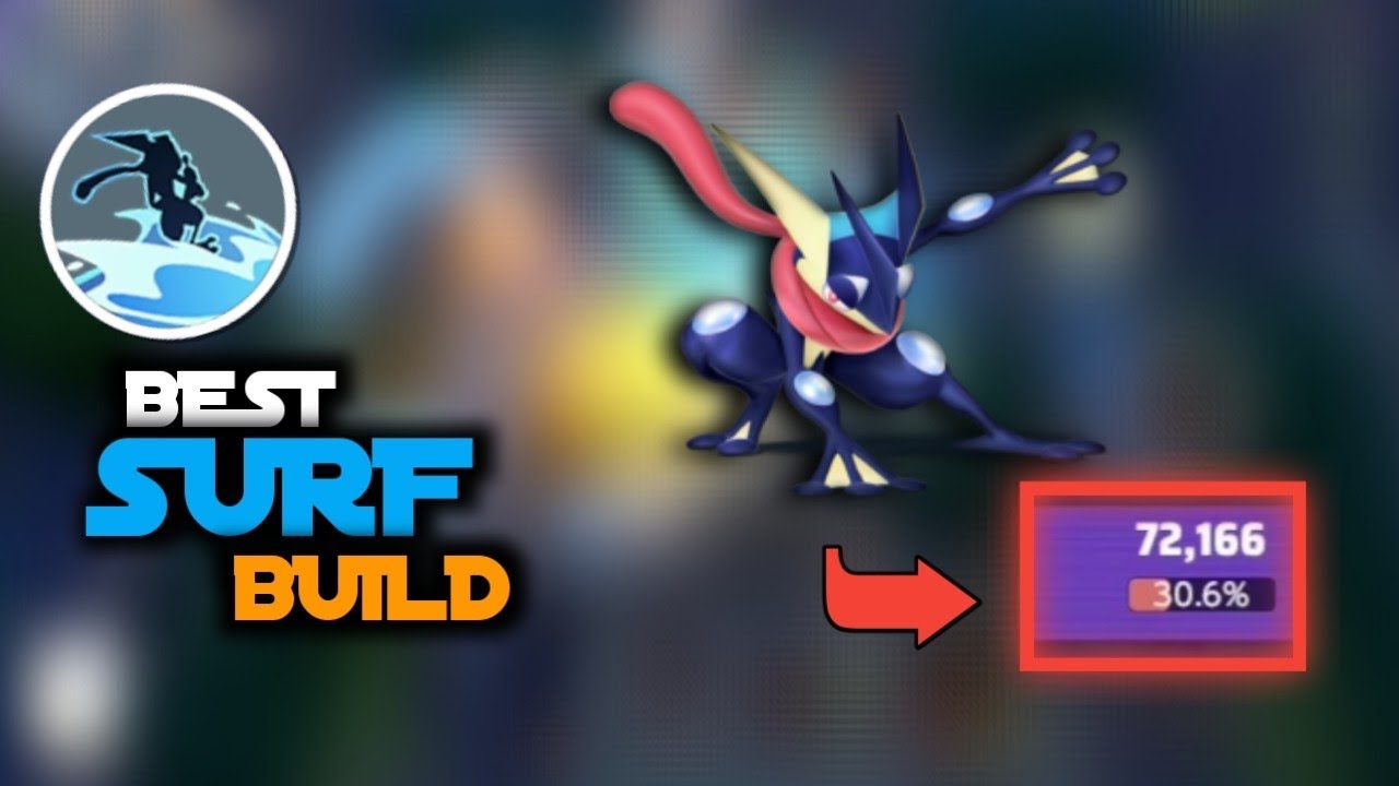 Best Greninja surf guide 🌊|| Pokemon Unite || Pokesole