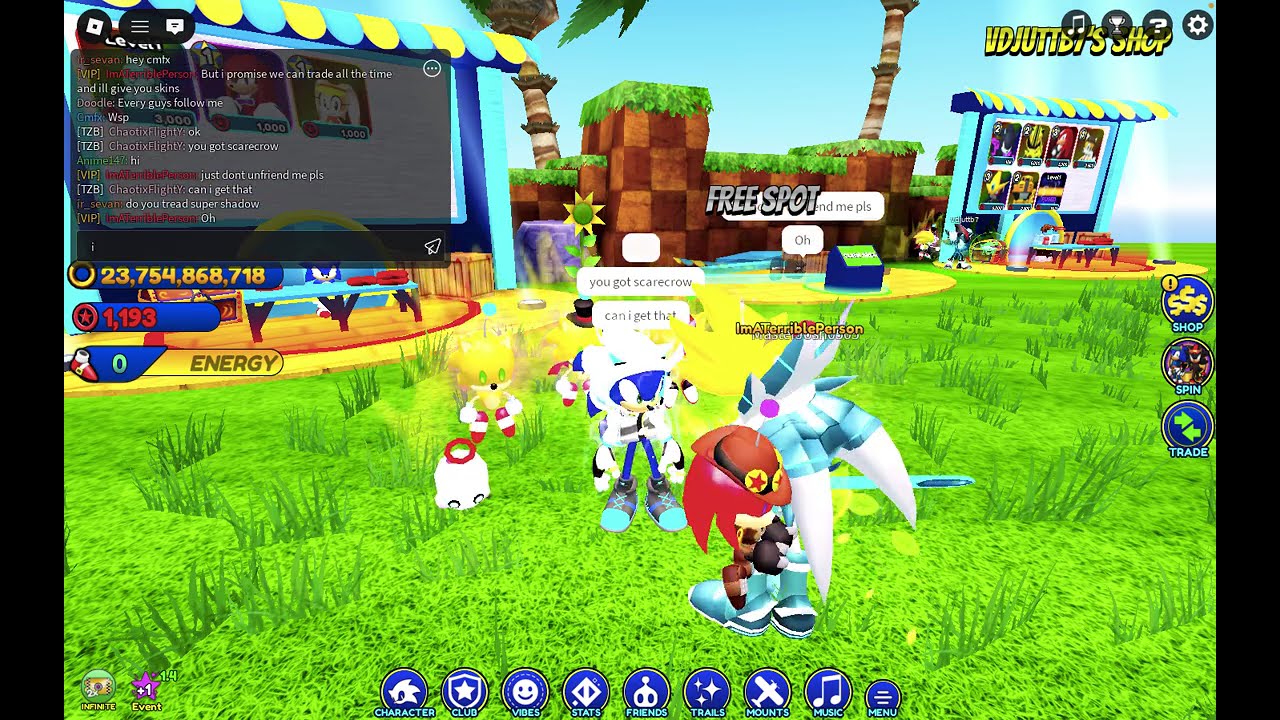 I made a new friend in SSS trading and selling