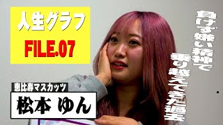 【人生グラフ】FILE.07　松本ゆん　逆境を負けず嫌い精神で乗り越えてきた過去！