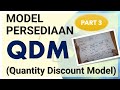 Model Persediaan PART 3 : Quantity Discount Model / QDM (Inventory Management)