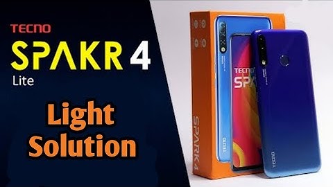 Tecno spark 4 Display light problem 💯