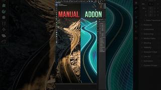 This is how you do roads on terrain  #blender #blenderaddon #asettocorsa #blender3d #trackmaker