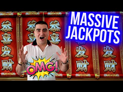 2 MASSIVE HANDPAY JACKPOTS On High Limit New Slot Machine - Las Vegas Casinos HUGE JACKPOTS