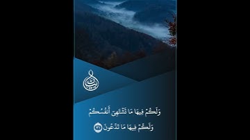 تلاوة طيبة من سورة فصلت  بصوت القارئ  ماهر المعيقلي  ﴿ إن الذين قالوا ربنا الله ثم استقاموا ﴾