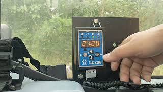 Cara setting controller Autolube Graco GLC 2200
