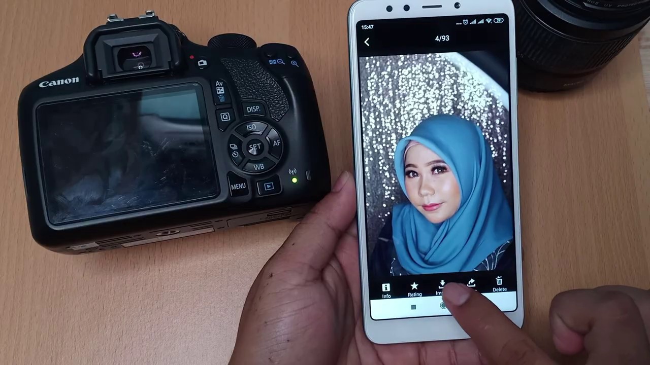 Kontrol Kamera Lewat HP Jadi Lebih Mudah Canon DSLR 1300D YouTube